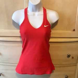 Women’s Nike Dry Fit Work Out Top, Coral, Size XS